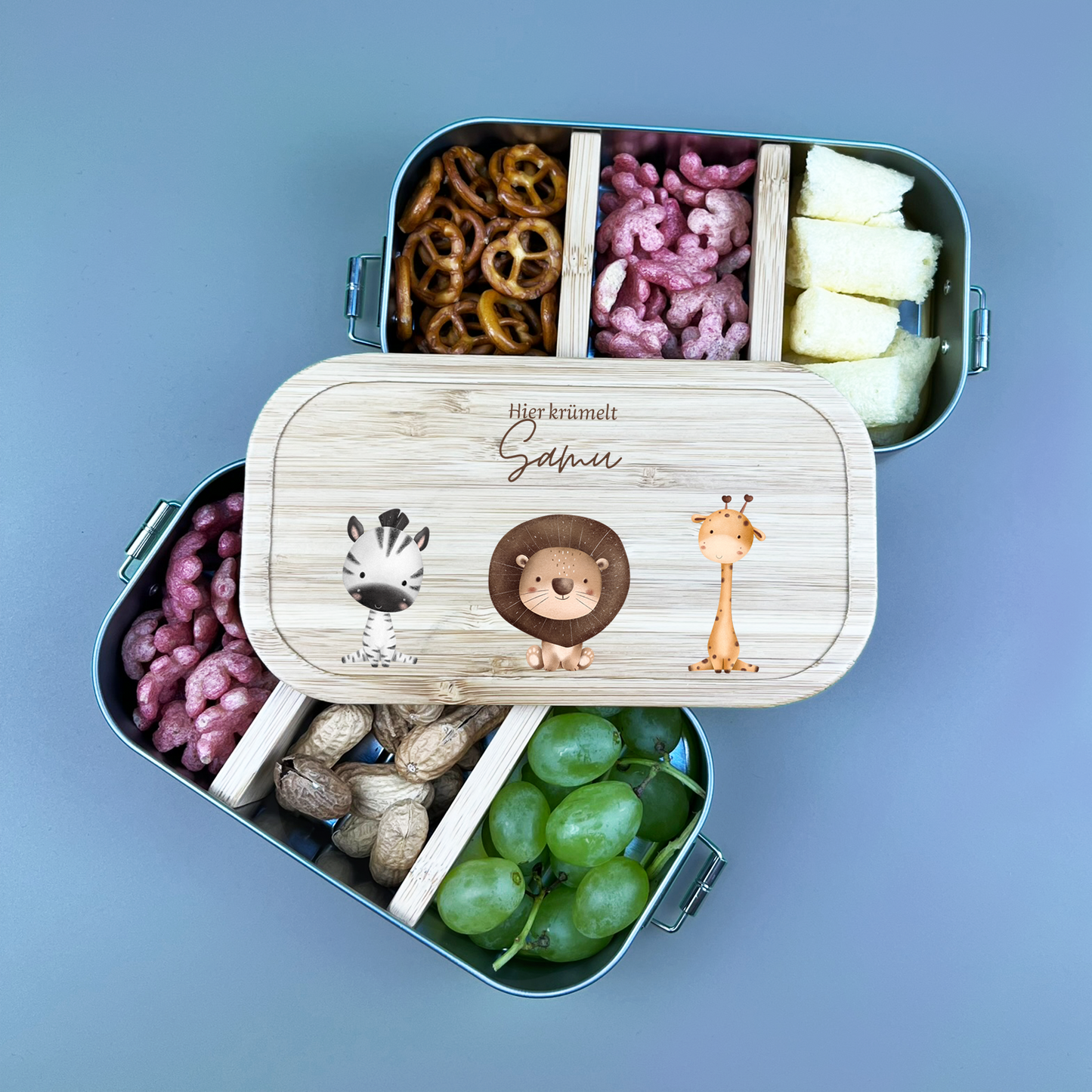 Brotdose Tierfamilie 3 Tiere