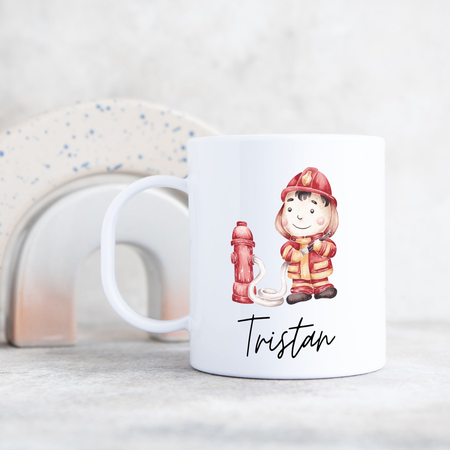 Kunststofftasse Feuerwehr
