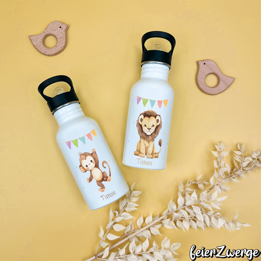Trinkflasche Tiere Girlande