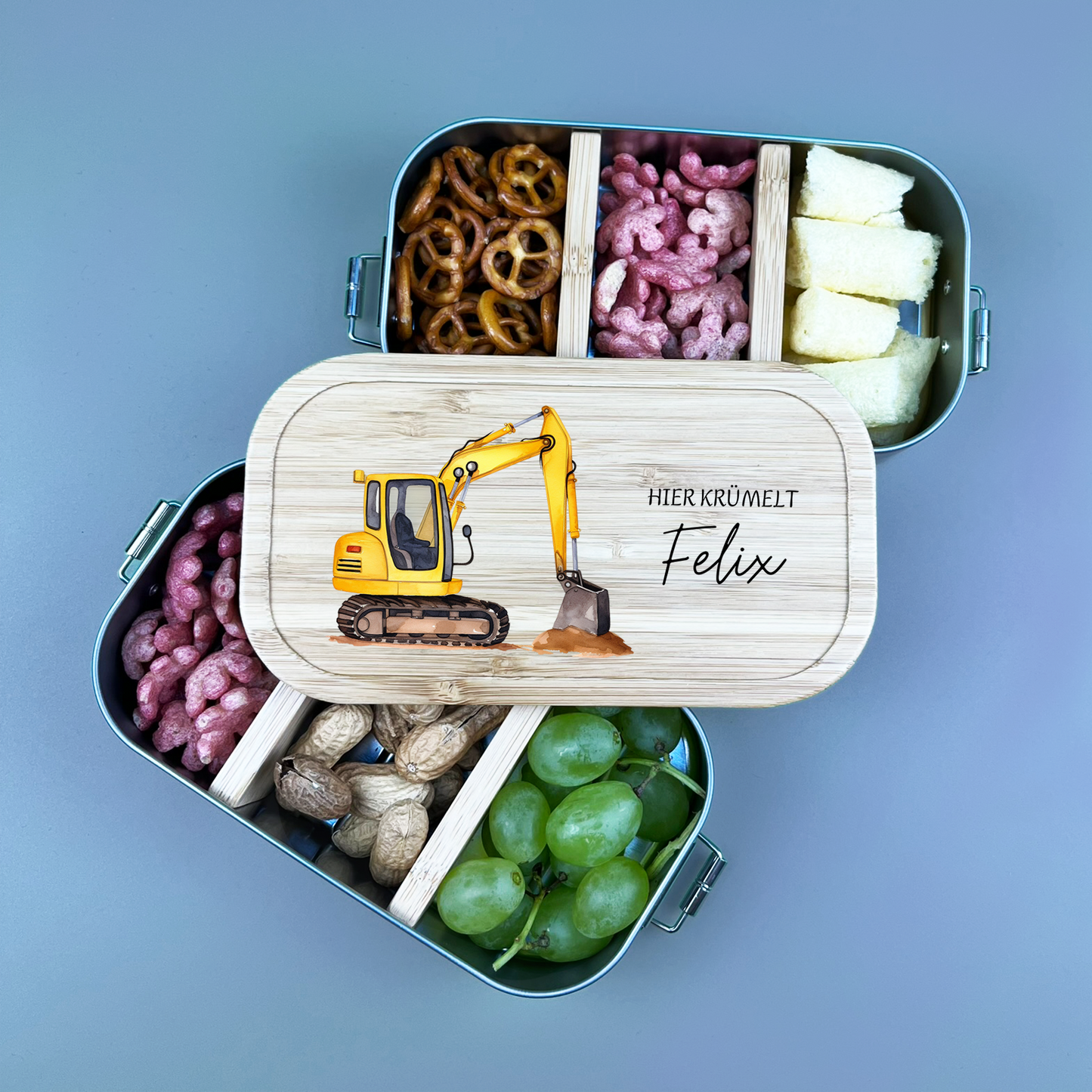 Brotdose Baustellenfahrzeuge