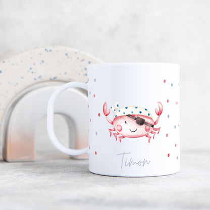 Kunststofftasse niedliche Piraten