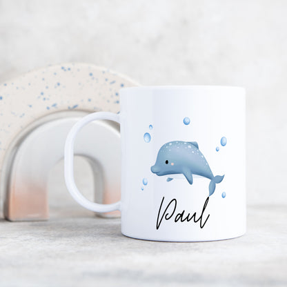 Kunststofftasse Meerestiere