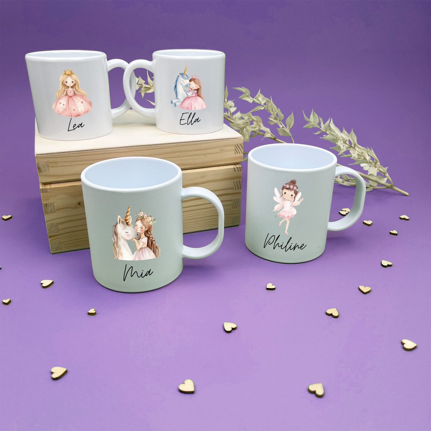 Kunststofftasse Prinzessinnen
