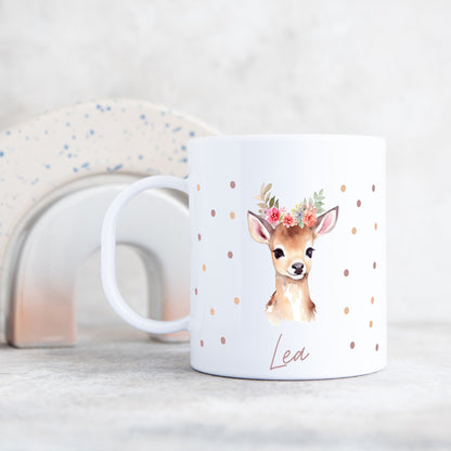 Kunststofftasse niedliche Waldtiere
