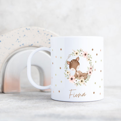 Kunststofftasse niedliche Waldtiere