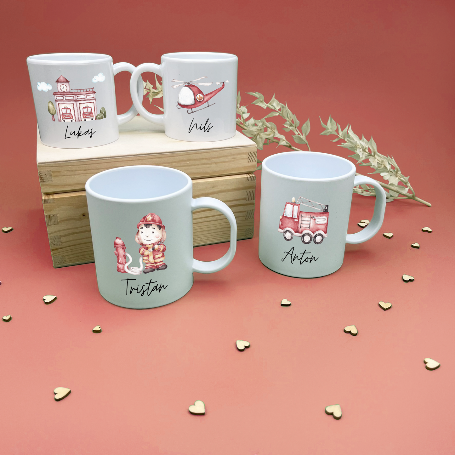 Kunststofftasse Feuerwehr