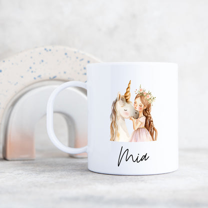 Kunststofftasse Prinzessinnen