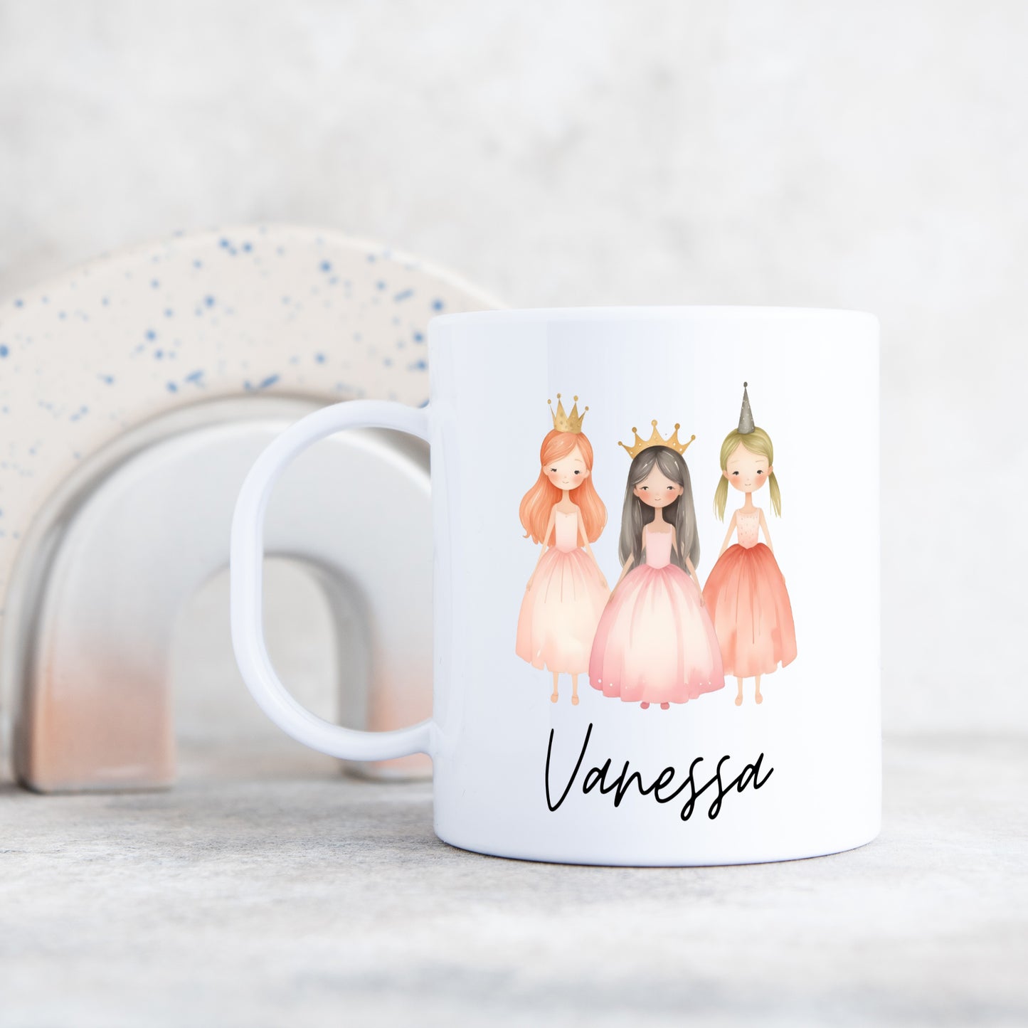 Kunststofftasse Prinzessinnen