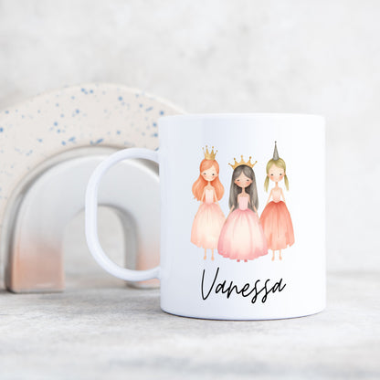 Kunststofftasse Prinzessinnen