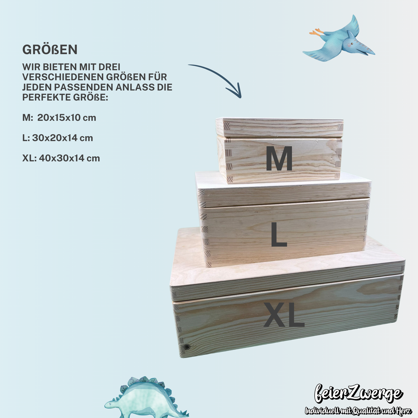 Erinnerungskiste niedliche Tiermotive