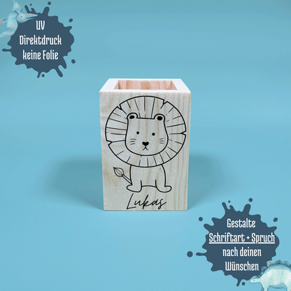 Stiftebecher Tiere Kontur