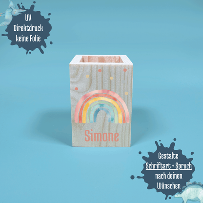 Stiftebecher Regenbogen
